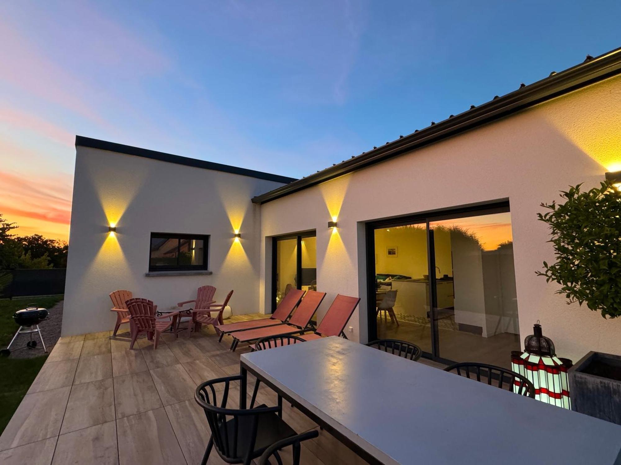 Maison Neuve 4 Etoiles Plain-Pied Proche De La Mer Plurien Exterior photo